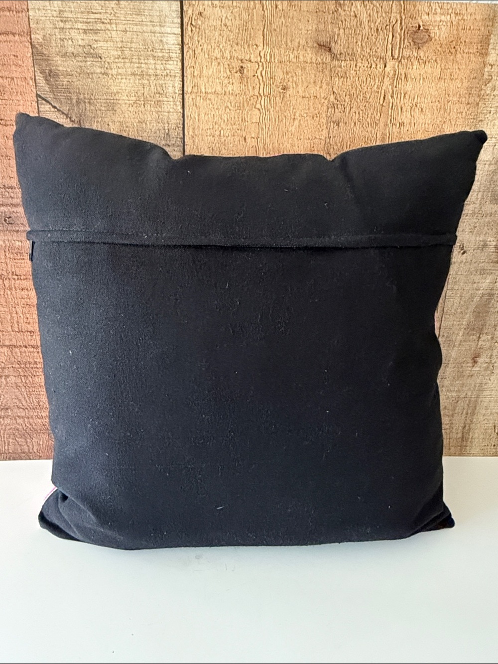Handcrafted Hmong Embroidered Pillow 16x16 - Picture 5 of 6